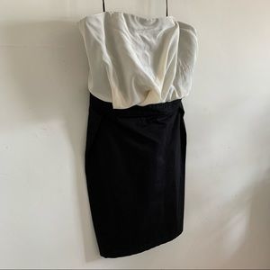 PJK Patterson J. Kincaid Strapless Cocktail Dress